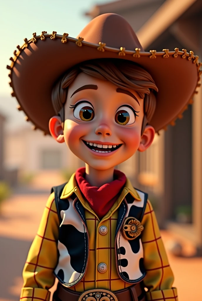 (masterpiece), {best quality},High detail,(ray tracing), (realistic:1.0), photorealistic,((1boy)), best smiling child, daytime, , cowboy_shot, (big eyes)