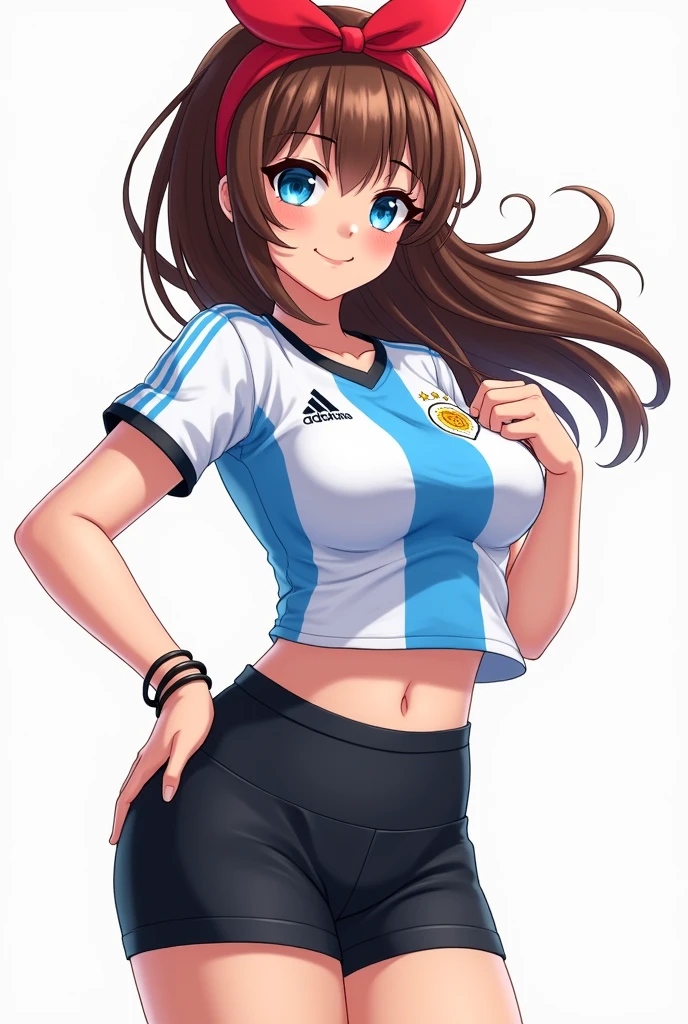Hero girl colors of Argentina