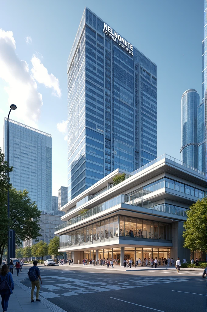 Crie uma imagem escrita hostital new toronto city ➕️