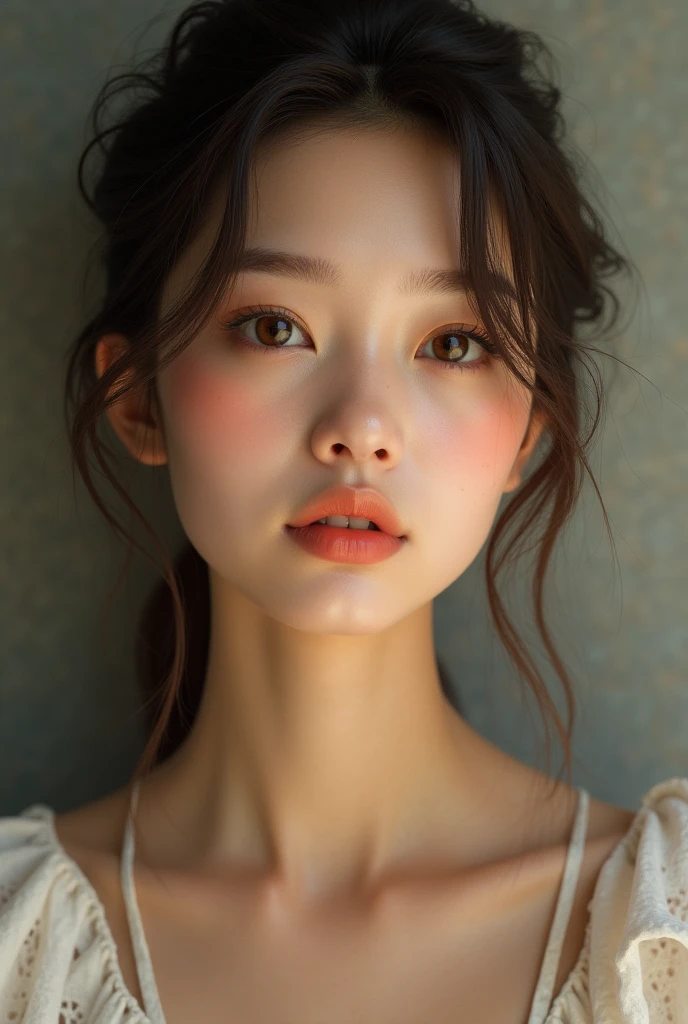 a woman who looks real