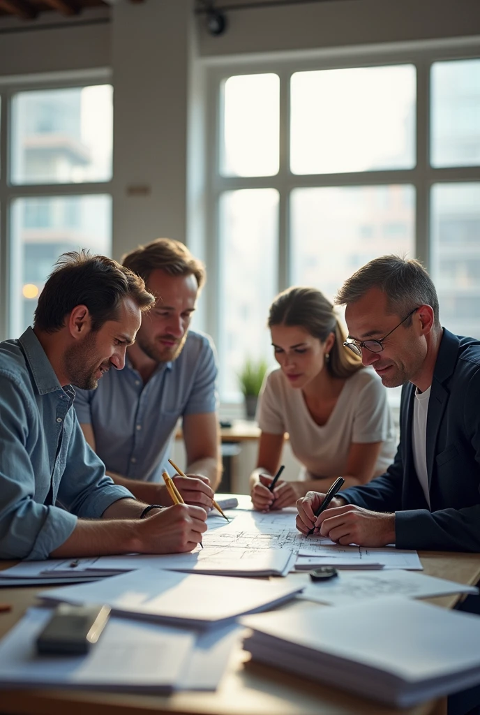 architect’s group working