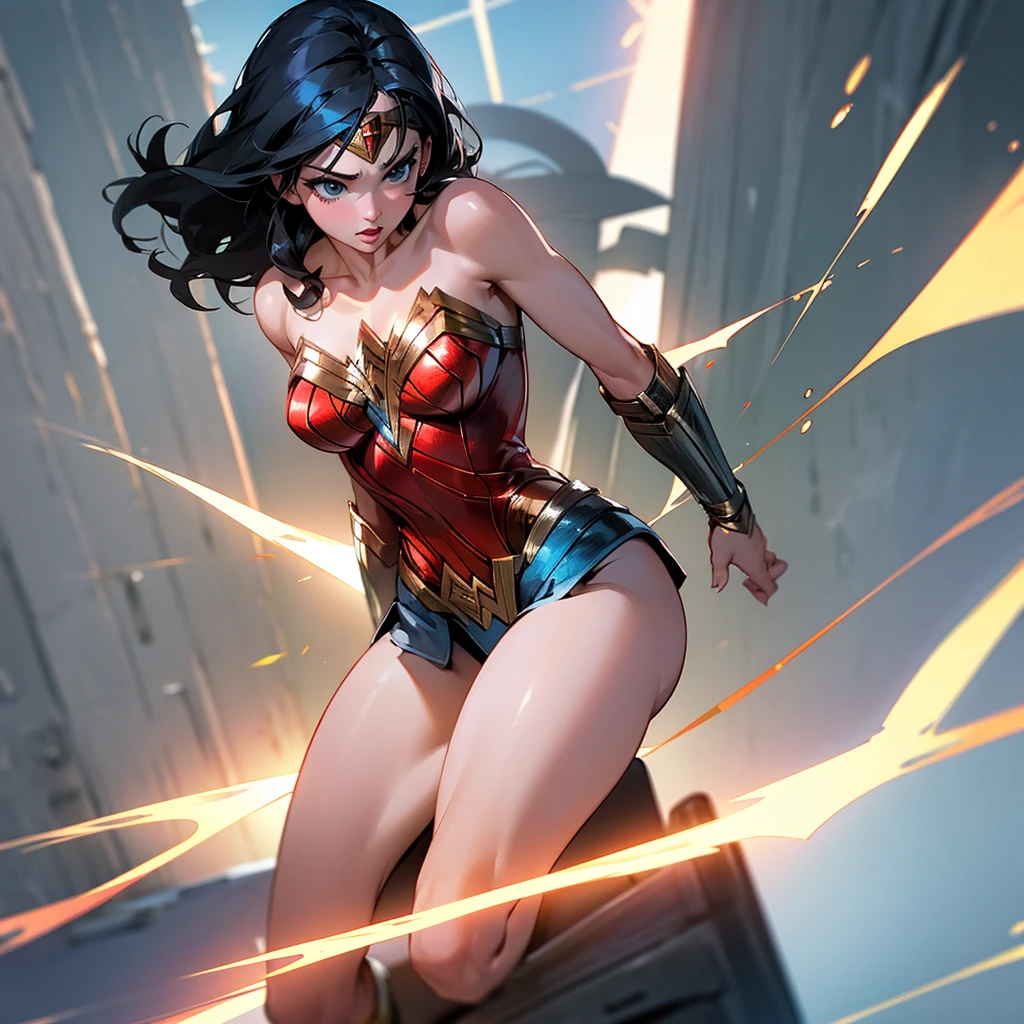 Wonder woman in hot sexy pose