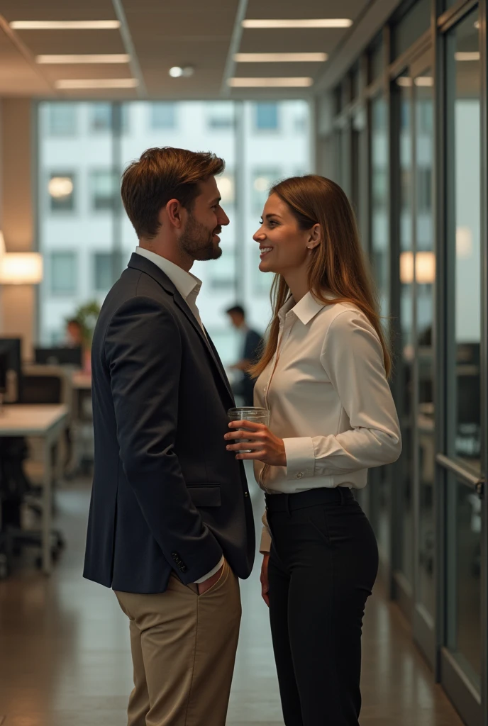 Two young men work in a corporate office and fall in love with two young women working there, the young men work in the Cigna Healthcare process and the young women work in the Virgin Media process