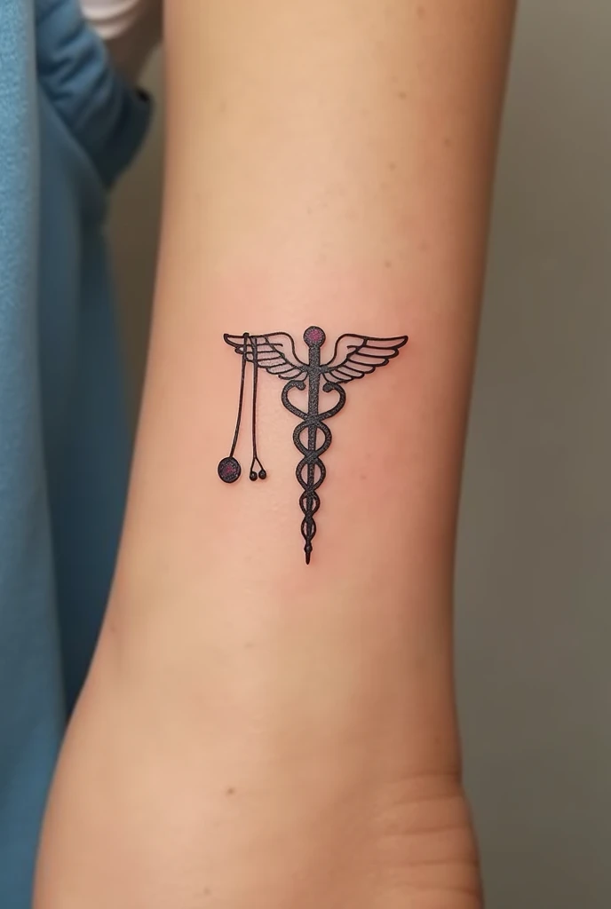 CME Tattoo, small and with nursing drawings 