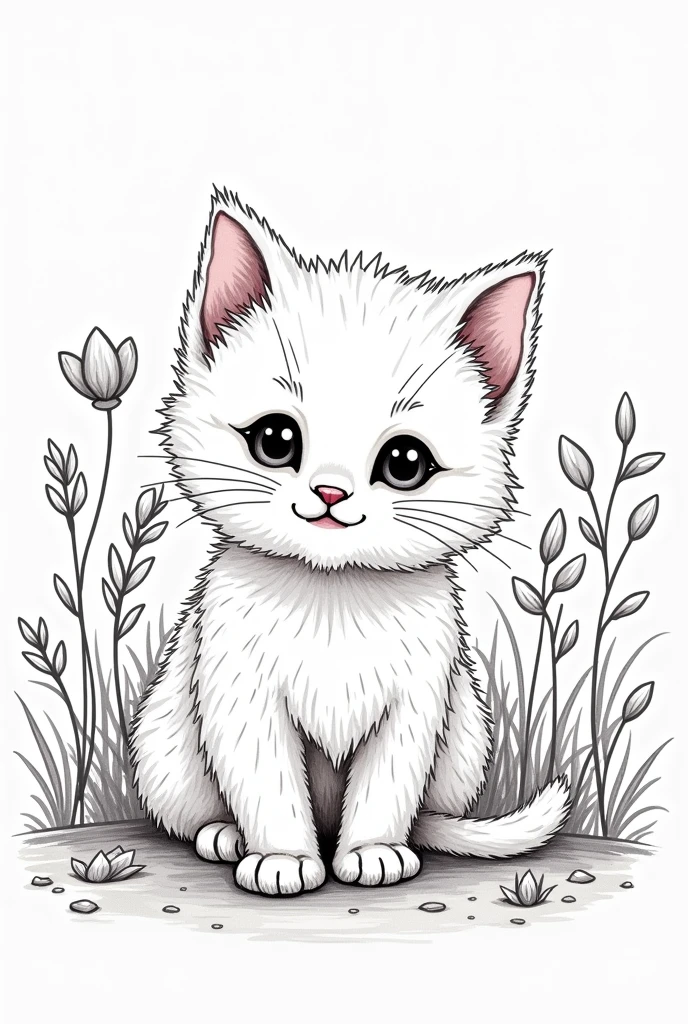 Kitten coloring pictures
