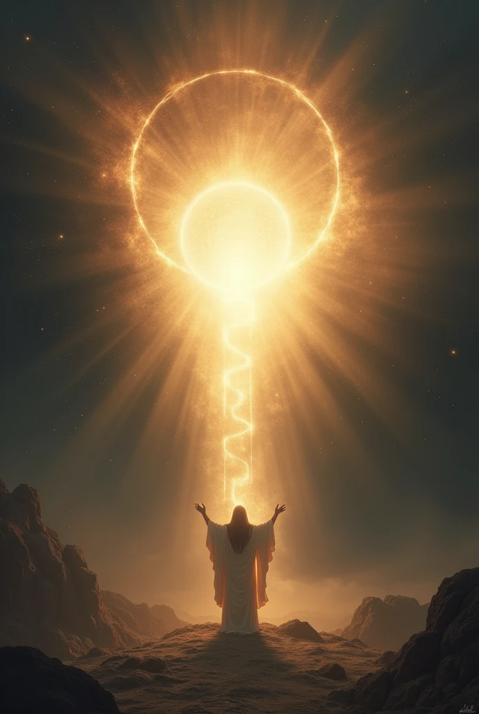 And God called to light Day; and the darkness called night. and it was evening and morning: the first day
