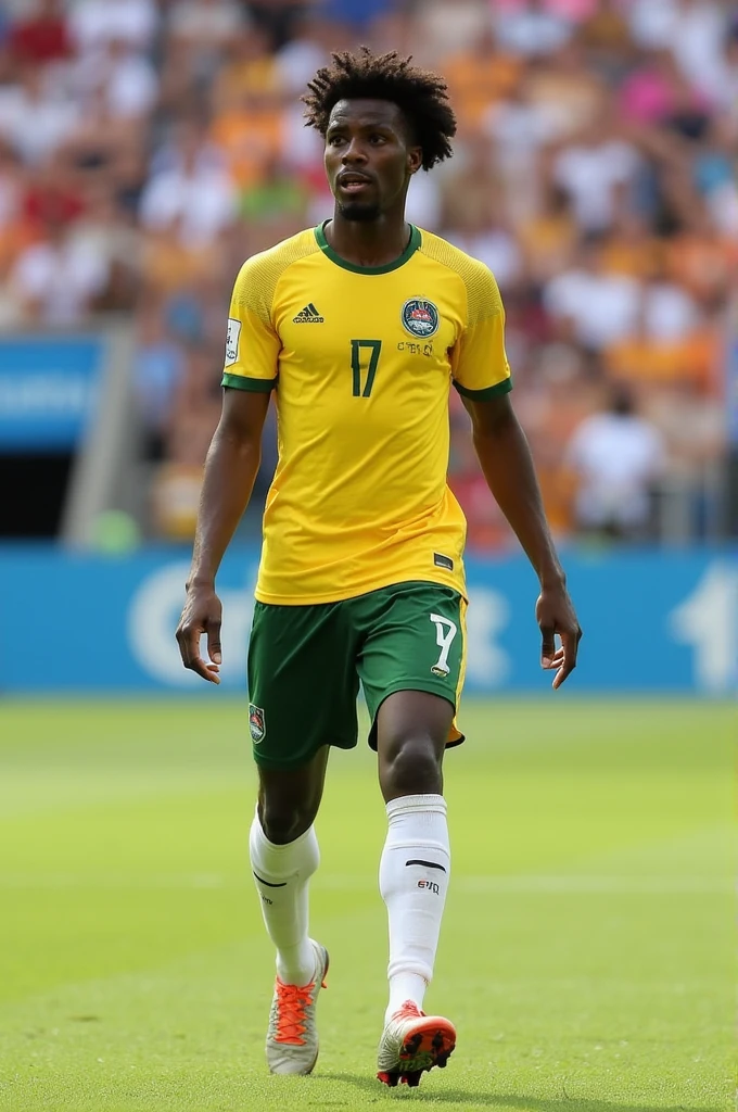 Here are additional details for Idrissa Fofana:

Appearance:

Height: 1,80 m Weight: 76 kg Hair: blackw, short and curly Eyes: Brown Skin Tone: Medium Dress Style:

chemise: Prefer fitted shirts, usually in bright colors or with details in discreet patterns.
Shorts: Short and comfortable, matching the shirt.
Stockings: High and fair, in solid colors, often in black or white.
playing style: Idrissa opts for a simple and functional look, focused on comfort and performance on the field.
Favorite Boot Brand:
Idrissa prefers Adidas boots, especially the Adidas X model. He appreciates the lightweight fit and acceleration capabilities the boots provide., beyond the modern and bold design.