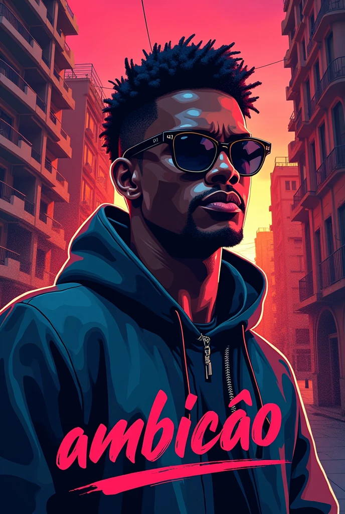 Make the word ambition do well hip hop style jpg Do it in Portuguese 