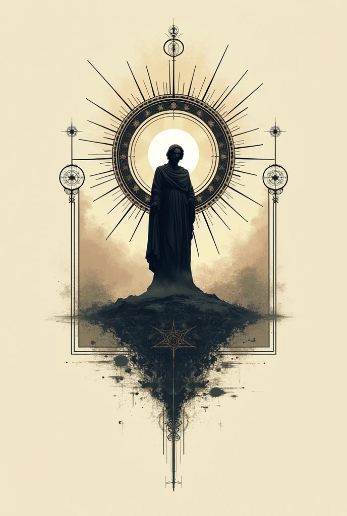 Could you generate a logo for me?? I need a logo for my art agency, audio and video, which is called "the divine mean", alluding to the "Divine Comedy" of Dante