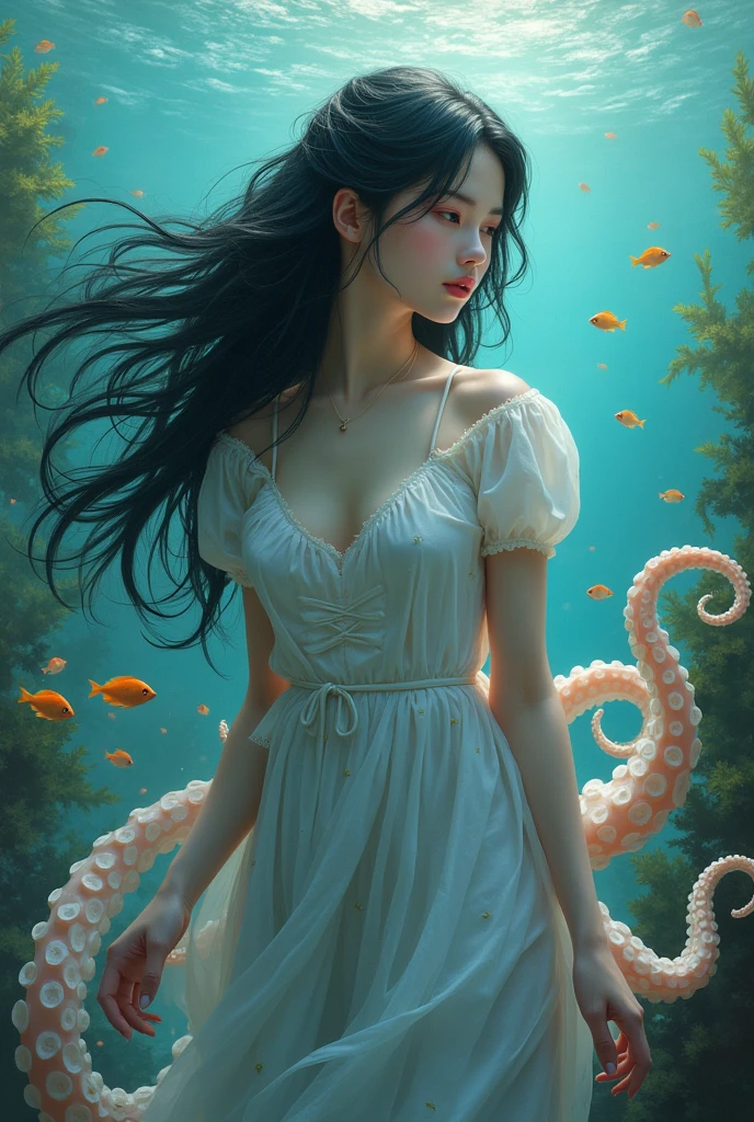 An octopus girl