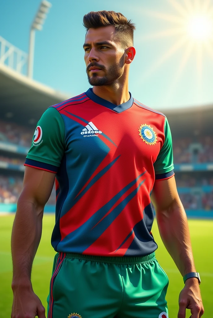 India in olympics tracksuit 