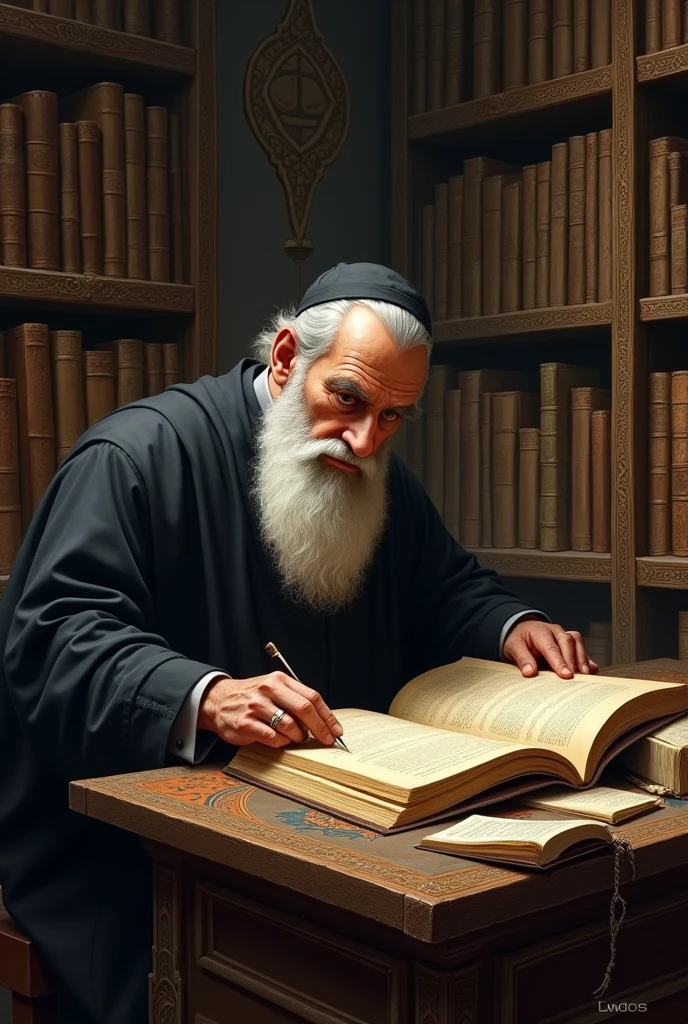 Jew studying Mosaic law
