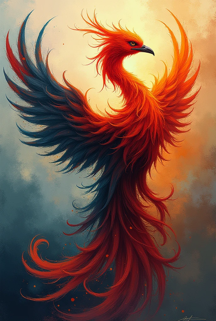 make me abstract phoenix art