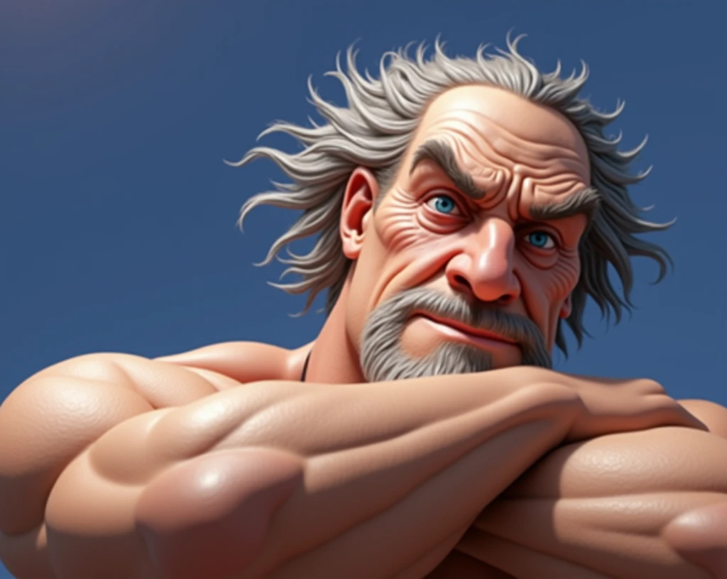 Muscular old security guard with open mouth and long greying hair，JP, ((very dark skin)), (black skin), indian skin color, He wears a long-sleeved turtleneck sweater，He had sad eyes in his eyes，Grievanced frown, blue charming eyes，Tall and burly，musculous！Tall, Burly and strong， Extremely detailed depiction of faces，Exquisite facial features，super gain and cool， commission for high resolution， Attractive strong men，Luxurious warmth in burgundy tones，no brown hair, He was in the luxurious living room, Old man, JP, An award-winning original photo, ( brown skin color), long gray hair, full white beard, A wild muscular old man, (80 years old daddy:1.1), 1boy, Solo, (tanktop), (big shoulders), musculature, stubbles, dark skin, long grey hair, thick grey beard, Detailed face, (evil smile), blue eyes, veins, wrinkles, big old man nose, nose with pronounced bridge and outward curve that protrudes from the base of the nose, dark olive skin color, brown skin, veins, absurdly huge nose, hawk nose, convex nose, well groomed moustache, (flexing his biceps), Dynamic Angle, volumetric lighting, (Best quality, A high resolution, Photorealistic), Cinematic lighting, Masterpiece, RAW photo, Intricate details, hdr, upper body shot
