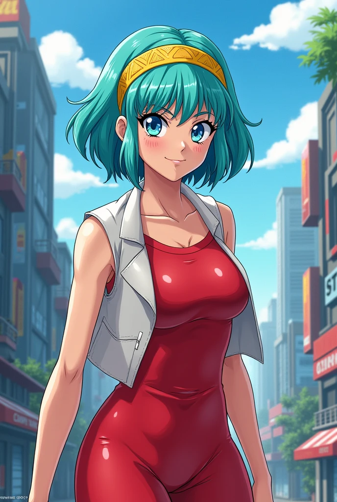 Generates Bulma from the anime dragon ball