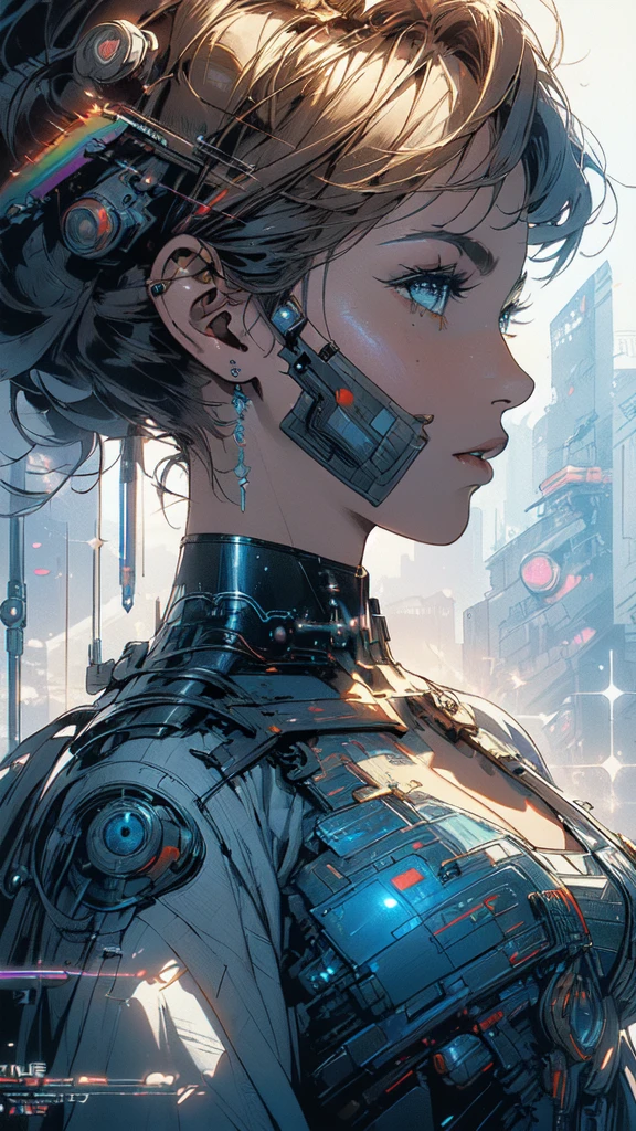 (((masterpiece, highest quality))),(((solo:1.2))),(((1girl:1.2))),32k wallpaper, very detailed, poster, vintage science fiction,(((((geometric cinematic movie poster))))), ((((bauhaus)))),(((abstract))),((((mid century modern)))),(((((portfolio))))),(((((Close-up))))),(((((bust up))))),((((more various angle)))),(((highlight))),(((complete. detailed face))),(((Extremely talented))),(((most complecated machine))),(((Overall colorfully))),((((((Absolutely simple background)))))),(((((detailed futuristic machine))))),(((Cleavage))),(((marvel super heroes))),(((rainbow color scheme))),(((Very detailed UI))),(((So many meters))),(((Perpetual Motion Machine)))