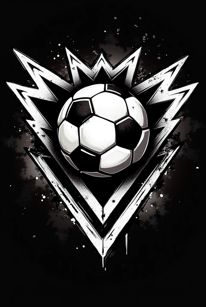 Soccer Crest
Punk Rock 
Metal Sign
Black an White 