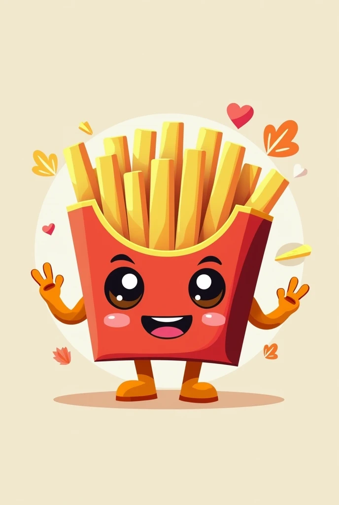 Create a logo for a WhatsApp profile for a virtual fast food assistant