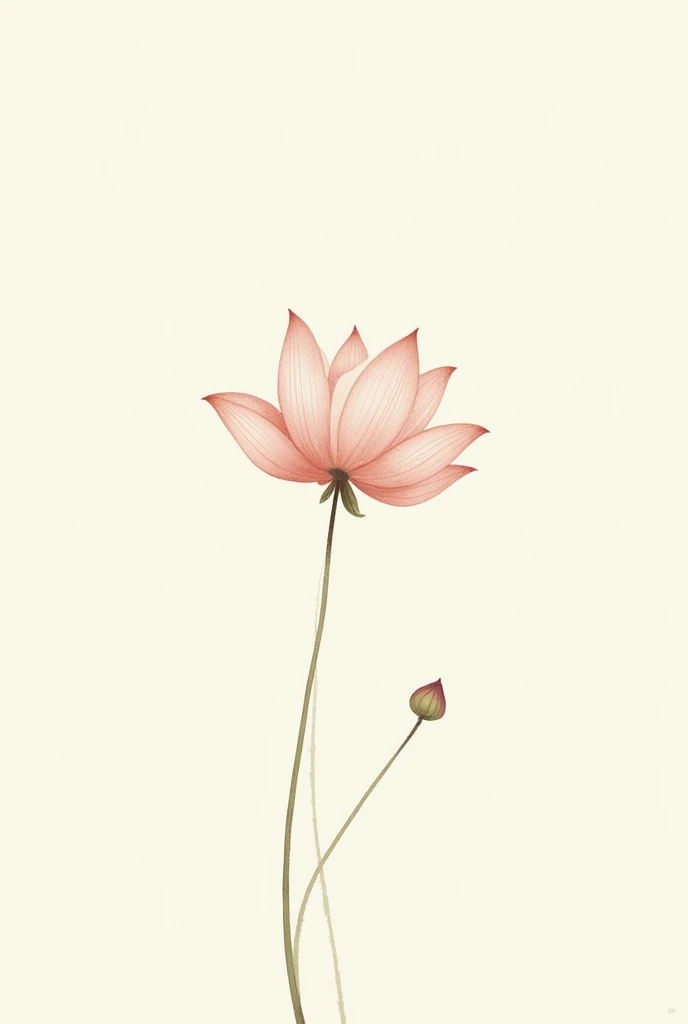 LOTUS FLOWER DRAWING MINIMALIST DRAWING