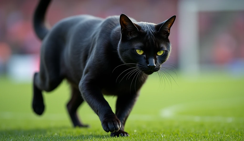 Cristiano Ronaldo is a burly black cat version