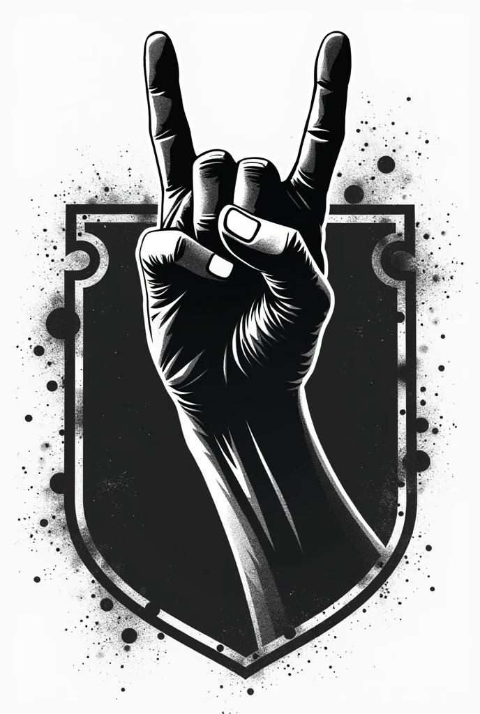 Soccer Crest
Punk Rock
🤘🏻
Black an White