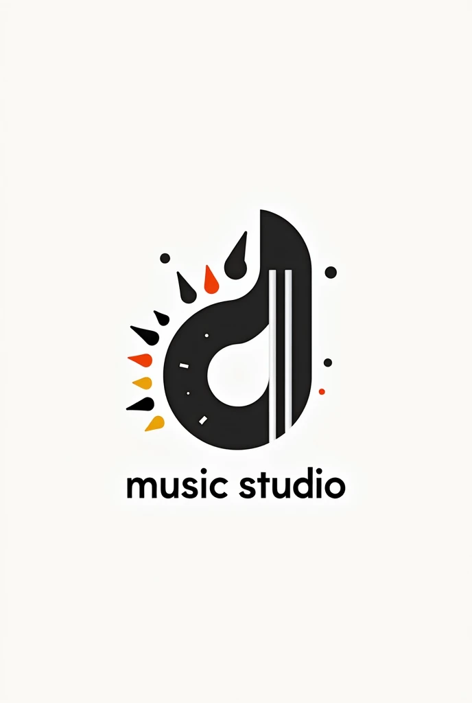 Create a new logo from 'D Music Studio'