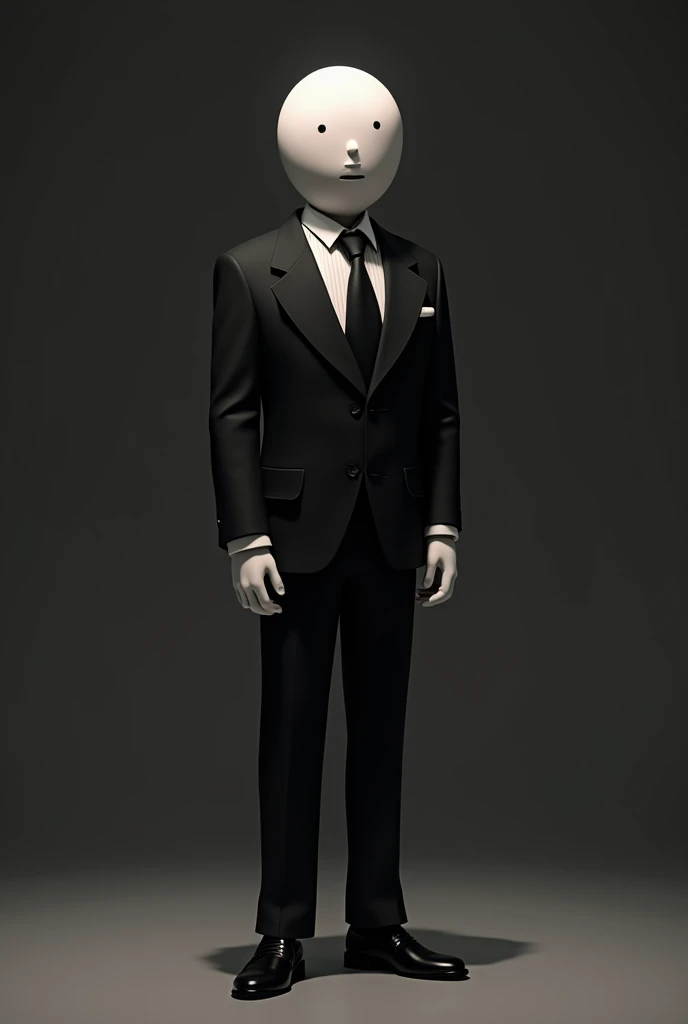 Put chara from undertale into a black suit