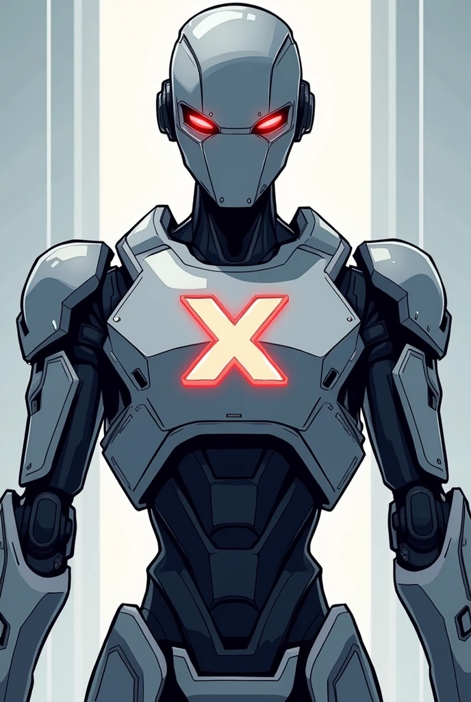 Create a meme of musk empire bot of telegram write a word "X" bold on its cheast