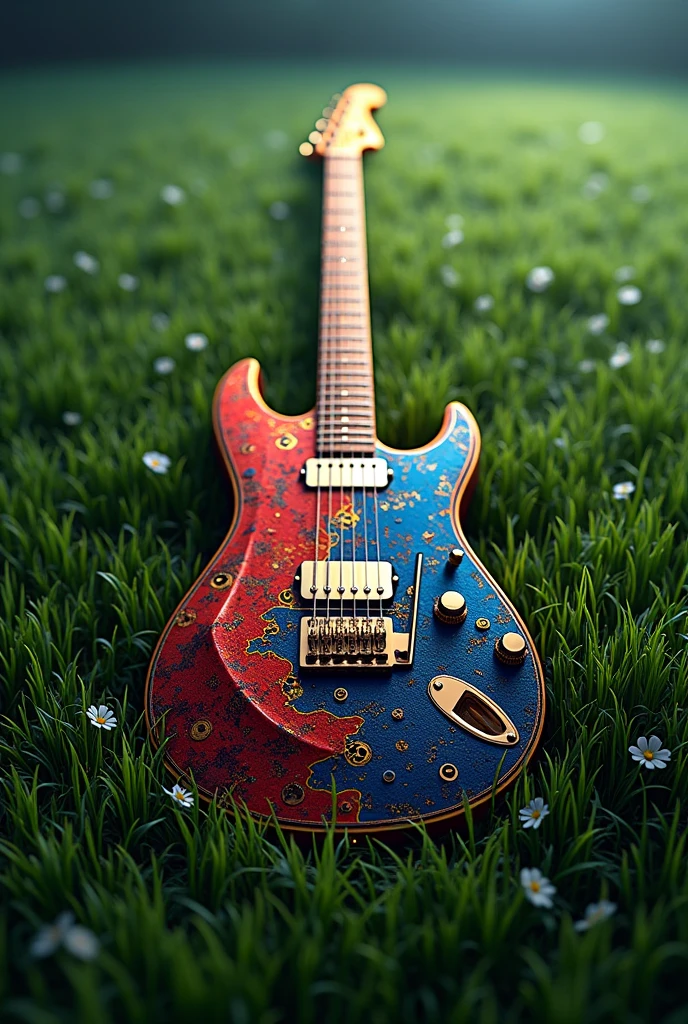 Soccer Crest Football Guitar