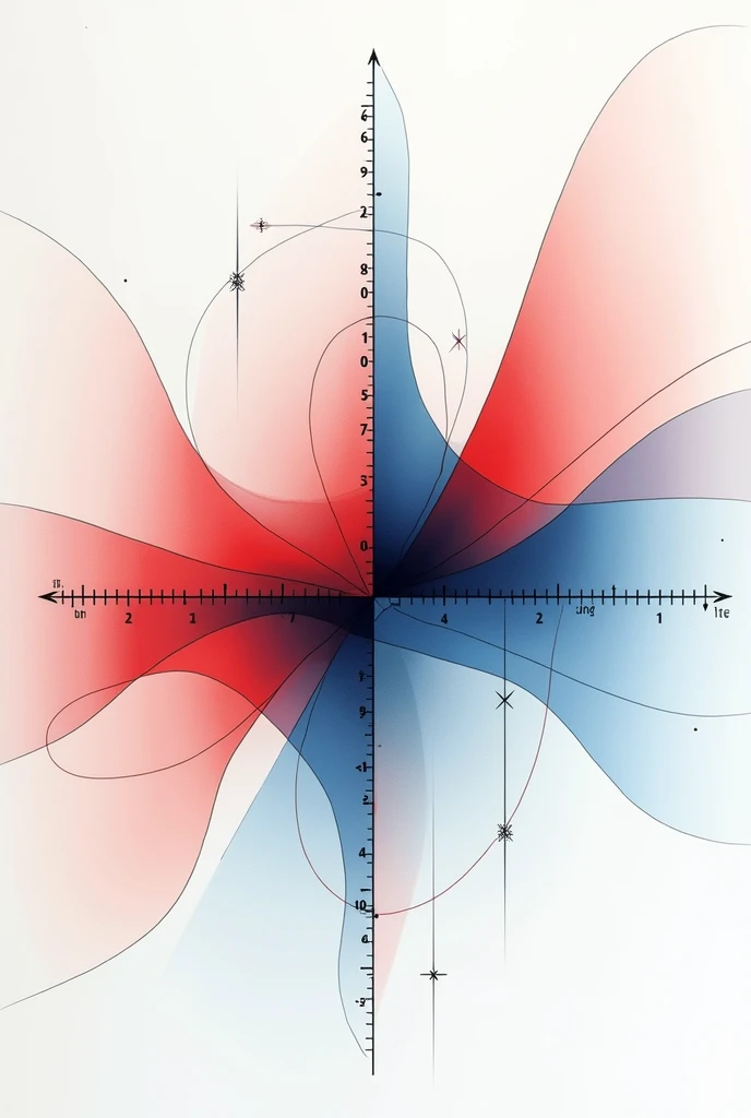 Graph for red-blue lenses of this equation(X,and)=X^(2)+and^(2)-3+0.28 and abs(X-sen(X+abs(X^(2))))