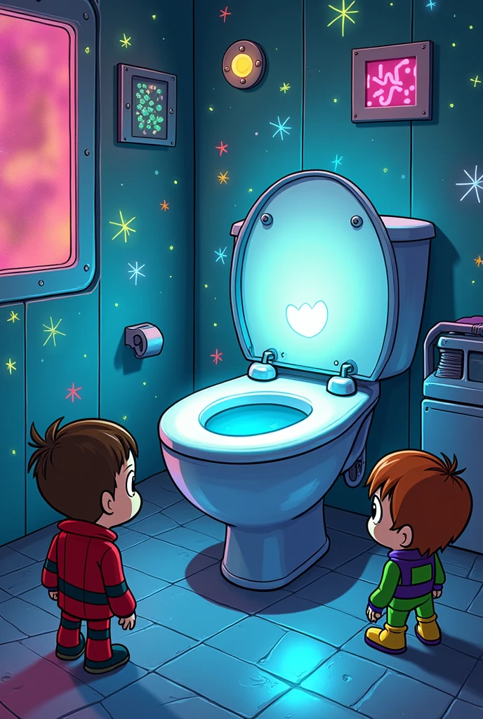 Ben10 alines toilet seat animated