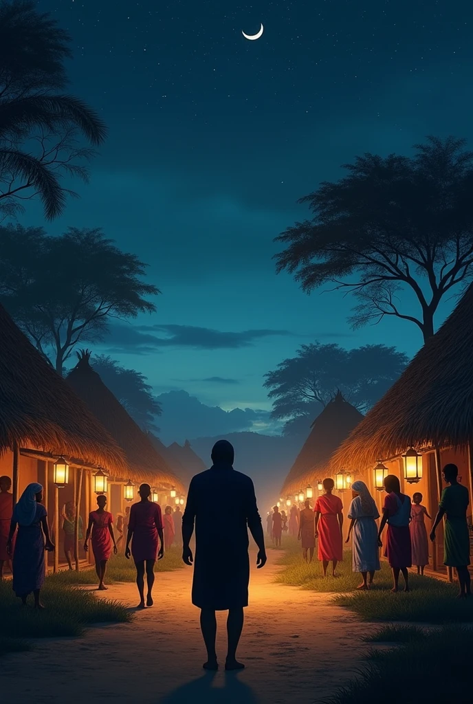 Un étranger arrive dans un village africaine la nuit.. et les villageois l'accueille