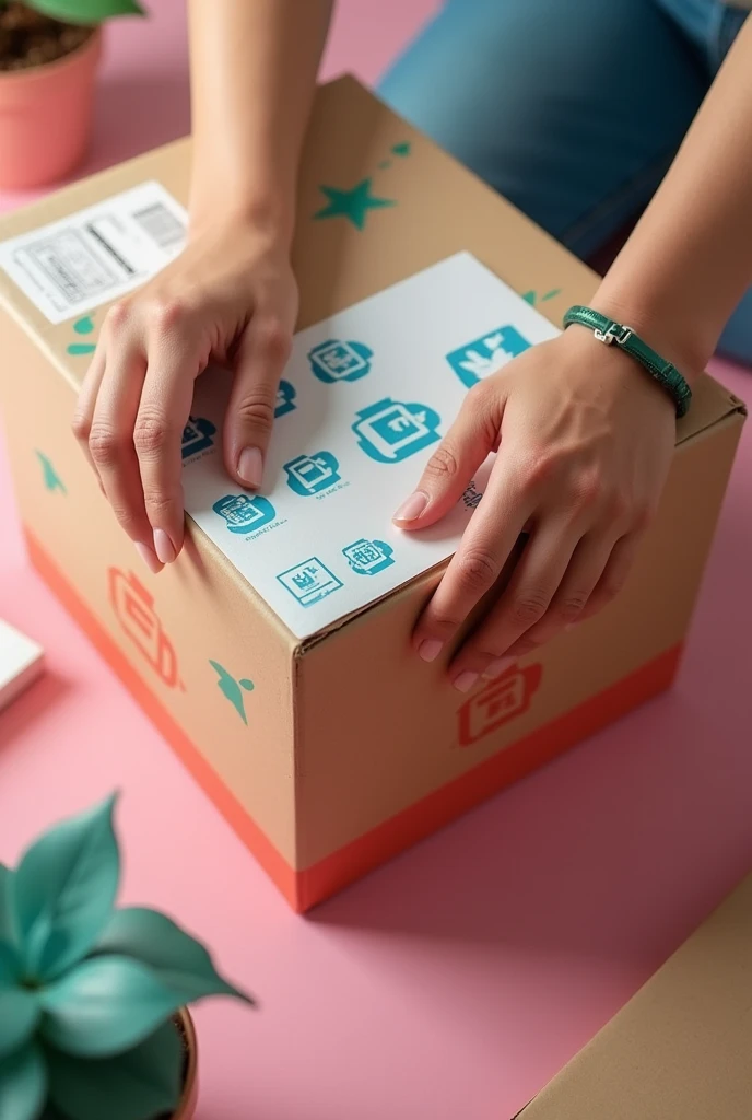 I am creating an Instagram page and want you to create a display pic this page is related to unboxing of parcels page name is out of the box