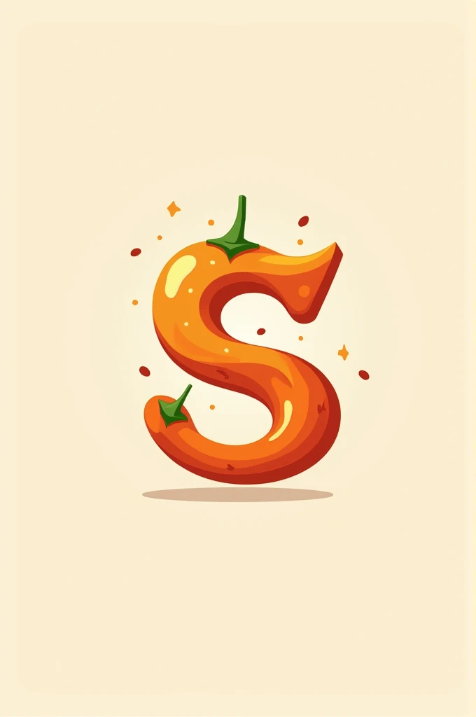 A logo for my bakery "Salsa's" with orange colors