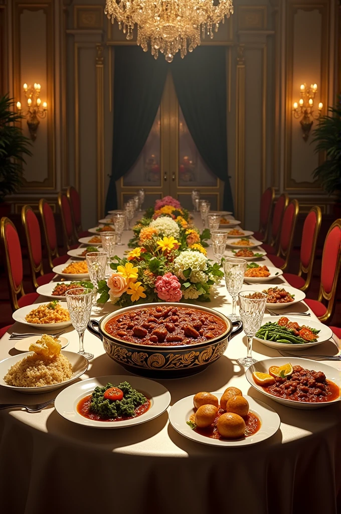 Create a feijoada table without simple people