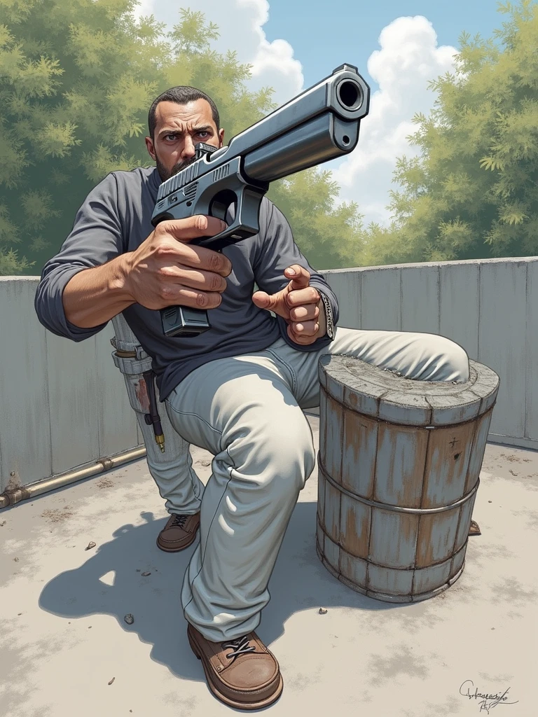 Put a Gun in hand