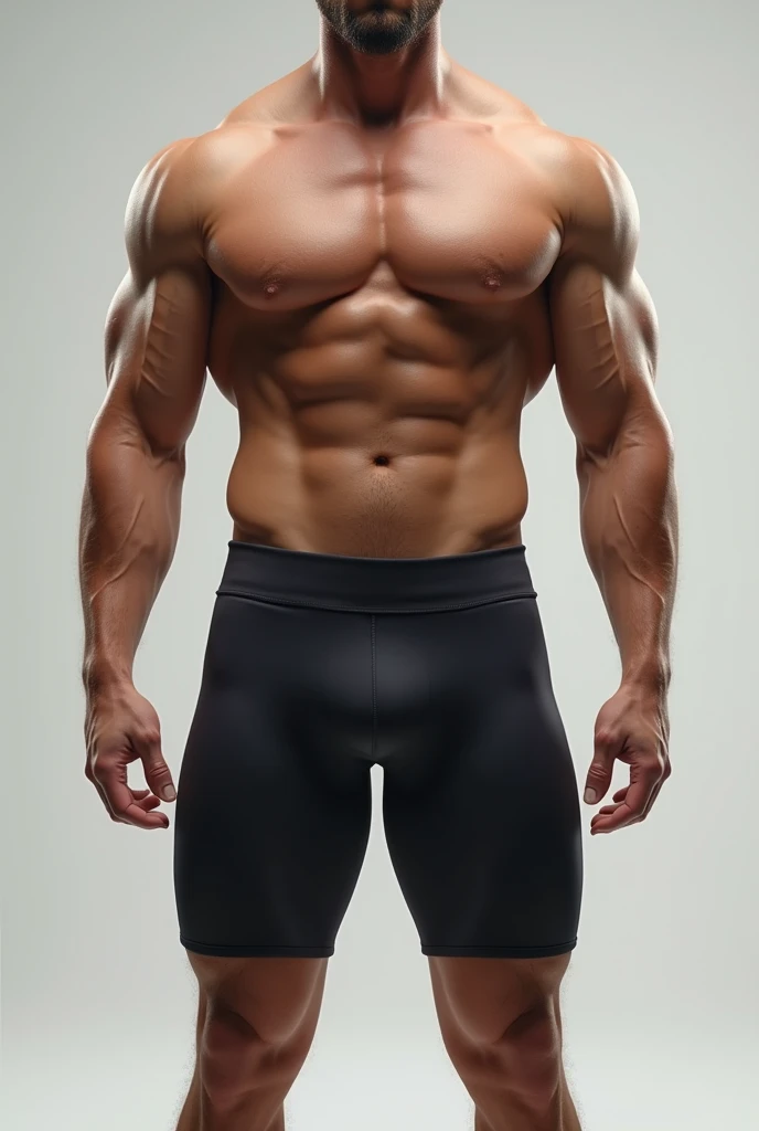 Men shorts thighs front open legs