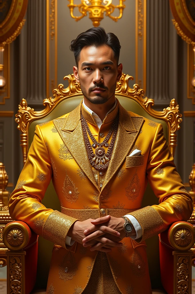 Image of wealth, golden elements for mobile wallpaper 