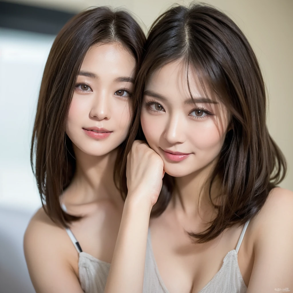 ((best quality, 8ก, Masterpiece, : 1.3)), sharp, sharp, beauty: 1.2, Perfect Body beauty: 1.4, Slim stomach: 1.2, ((Layered Hairstyle, big: 1.2)), Highly detailed facial and skin textures, Detailed eyes, Double eyelids, Camera Perspective, smile a little, happy face