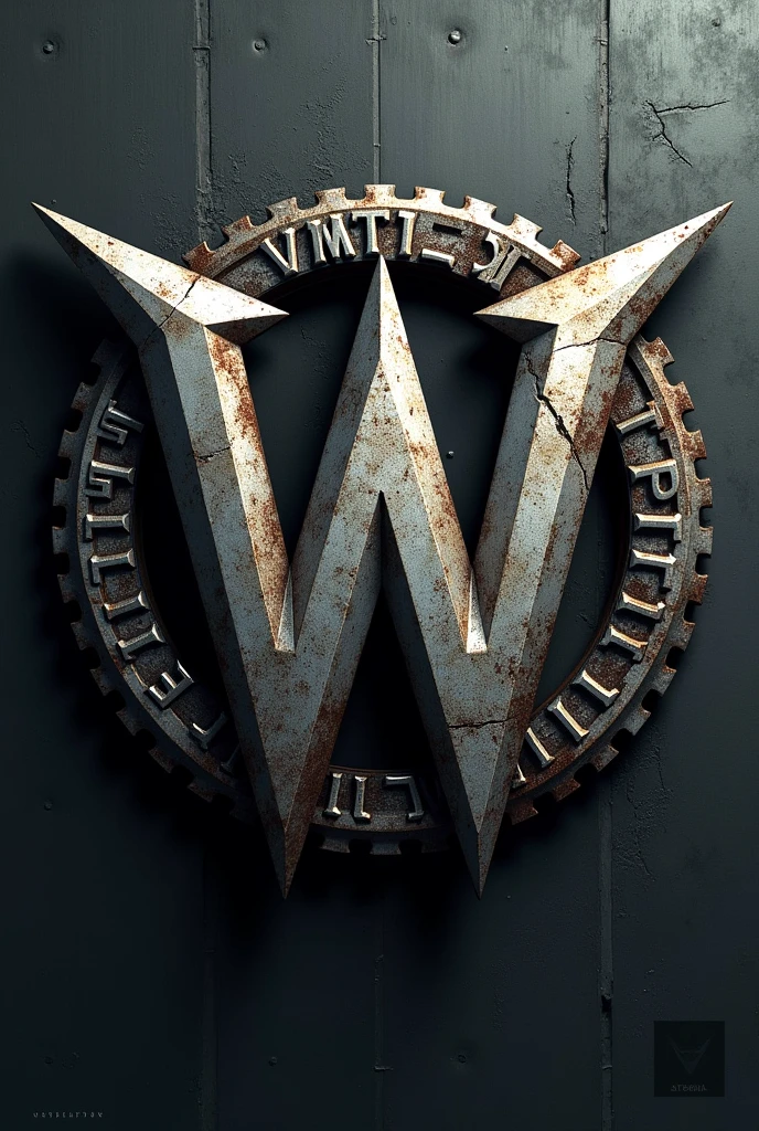 I want to create a gym logo with the name I want to give it. "well academia", I also want to focus on the letter W at the beginning of the word well in a heavy metal and bodybuilding style.
