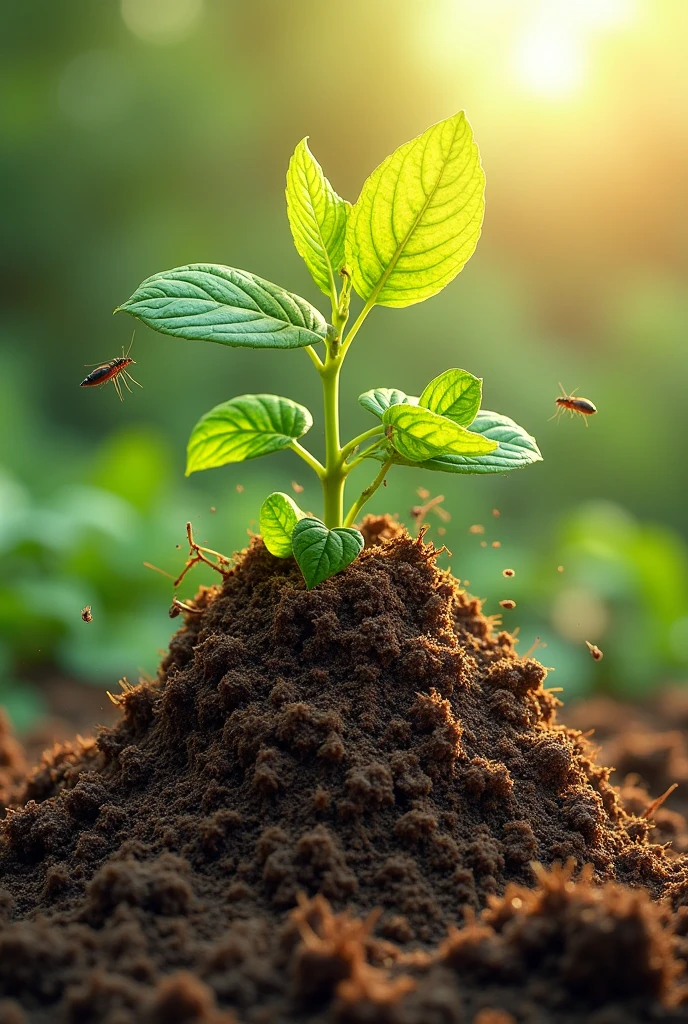 natural compost with a logo, Slogan and name Naturcycle