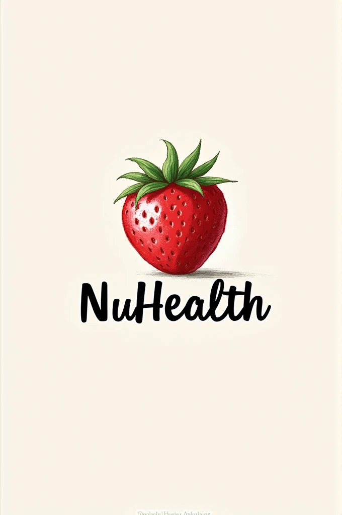 Generate a logo for a healthy dessert company with the name Nuhealth