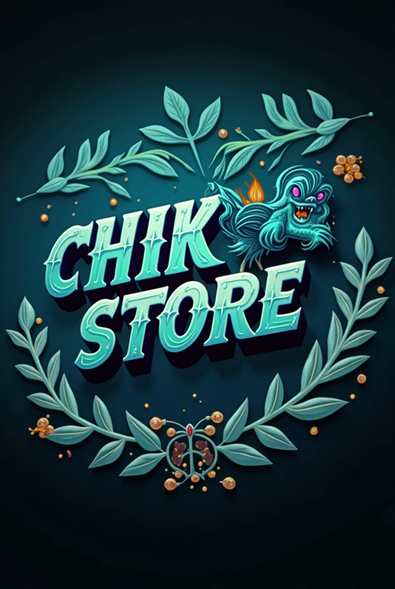 Different design and colour solud be mentioned ChikuStore in big font