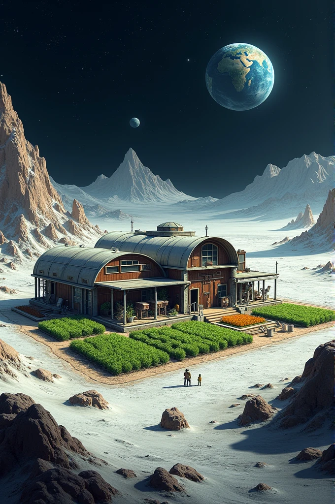 A farm for sale on the moon