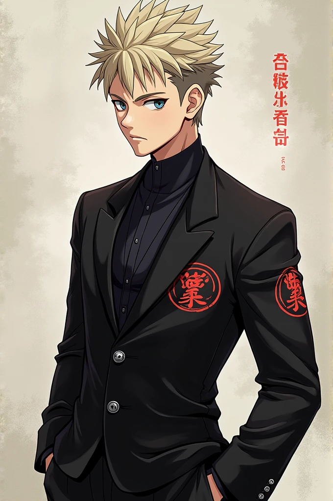 Create a male character like Satoro Gojo Jujutsu Kaisen