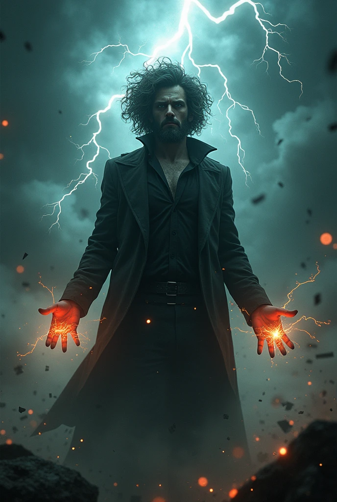 Make a curly haired man named Jeff second, and he is the evil god of cell phones