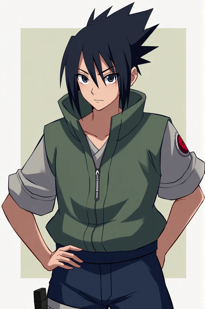 Create a male character like Sasuke