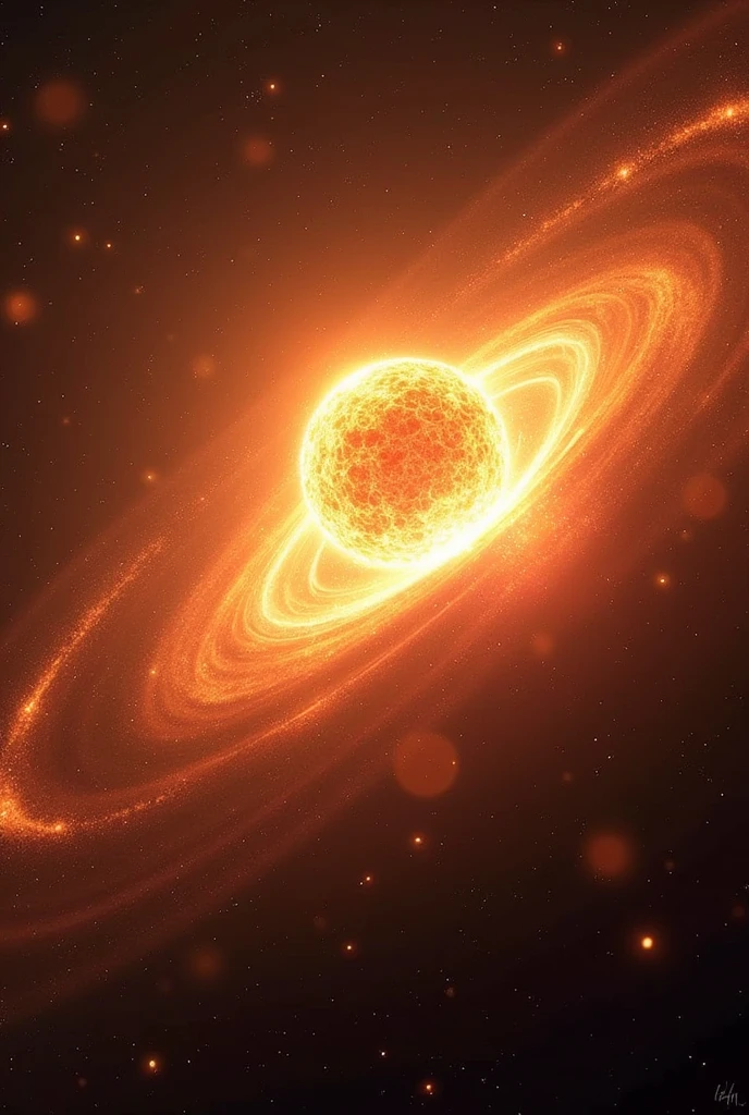 **The Big Bang:**
"An intense explosion of light in the darkness of space, representing the Big Bang. The image should show a burst of light and energy radiating outward, with stars and galaxies beginning to form in the background."