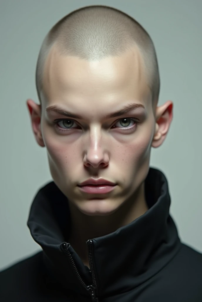 Bald man who is trans
