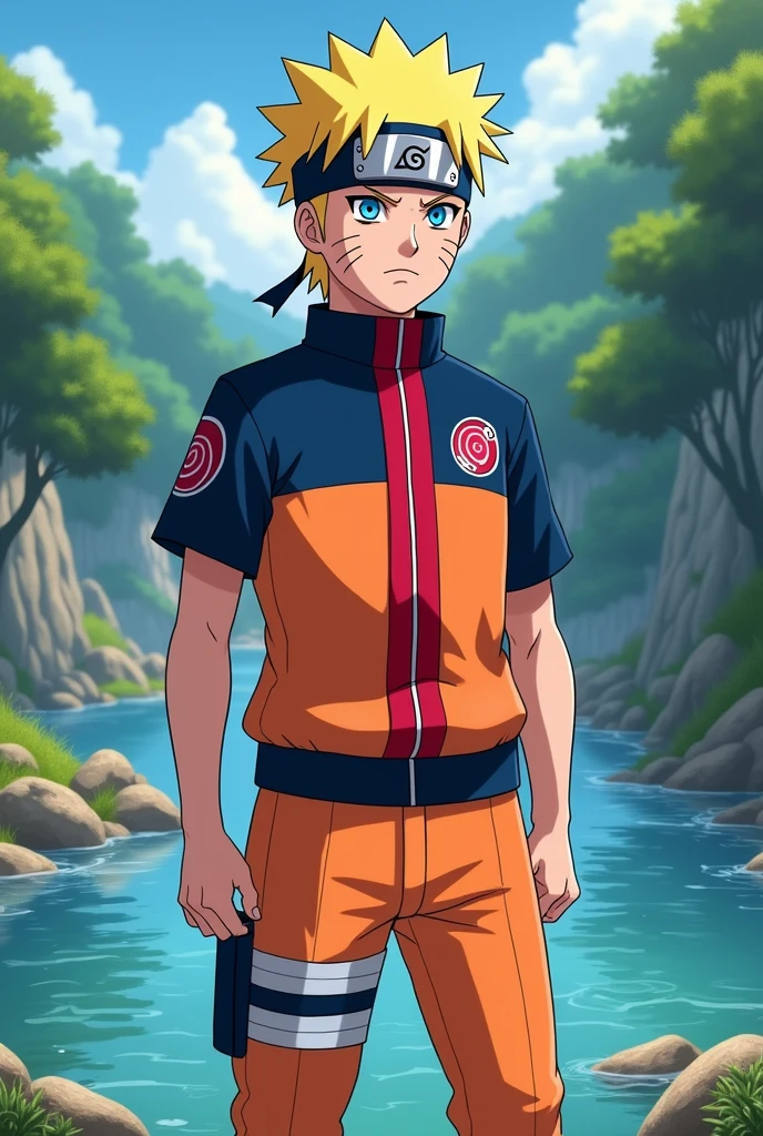 Narruto Uzumaki with the River Plate shirt